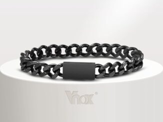 Vnox สร้อยข้อมือสเตนเลส เครื่องประดับแฟชั่น สําหรับผู้ชาย