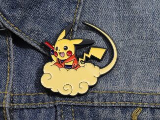 เข็มกลัดเคลือบ ลายการ์ตูนอนิเมะ Dragon Ball Pikachu เมฆ โปเกม่อน สไตล์ญี่ปุ่น อุปกรณ์เสริม สําหรับเพื่อน