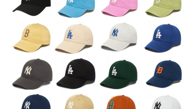 [MLB] หมวกแก๊ปโลโก้ N-COVER UNISEX 16 สี ของแท้ 100%