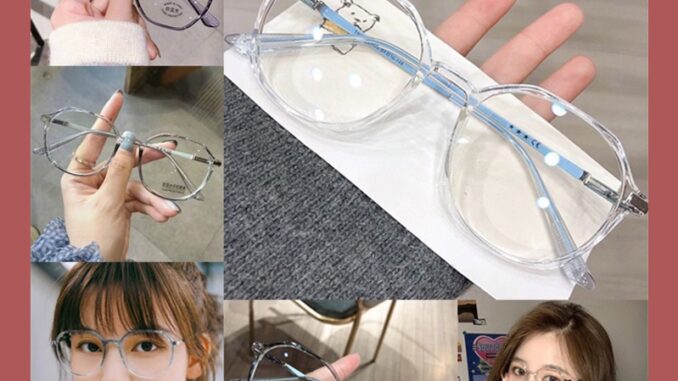 แว่นตาแฟชั่นเกาหลี แว่นกันรังสี แว่นกรองแสง กรองแสงจอคอม กรอบแปดเหลี่ยม unisex