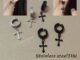 ต่างหูห่วงหนีบ​ [ราคา/ชิ้น]​
