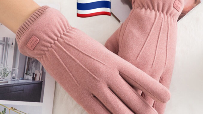 ถุงมือกันหนาวบุขน สำหรับผู้หญิง พร้อมส่ง