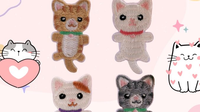 10บาททุกชิ้น DIY:ตัวรีดติดเสื้อ อาร์มติดเสื้อ ลายแมว ใช้เตารีดรีดติดลงผ้าได้เลยค่ะ ง่ายมากๆๆค่ะ
