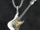 Colorful Electric Guitar Necklace Rock Punk Style Necklace Girls New Retro Niche Design Hip Hop Handsome Men's Pendant Jewelry