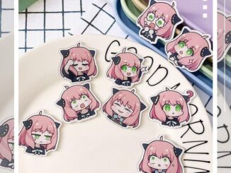 เข็มกลัดอะคริลิค ลายการ์ตูนอนิเมะ Ania น่ารัก เครื่องประดับ สําหรับผู้หญิง