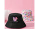 สินค้าใหม่❤️ พร้อมส่ง  หมวก Bucket hat รุ่นใส่ได้ 2 ด้าน Care Bears แคร์แบร์ของแท้พร้อมป้ายห้อย สีดำ น่ารักมากๆ