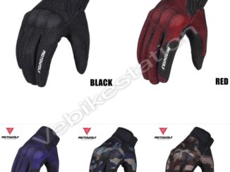 Motowolf ถุงมือตาข่าย ระบายอากาศ สําหรับขี่รถจักรยานยนต์ MDL0312 Sarung Tangan Motorsikal Y15ZR RS150 EX5 R15 R25 Ninja