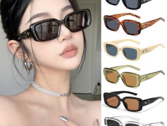 COD❤️พร้อมส่ง-แว่นตากันแดดUV400ป้องกันรังสียูวีแฟชั่นเกาหลีY2Kแว่นกรองแสงกรอบเหลี่ยมย้อนยุคสำหรับผู้หญิง-a.one