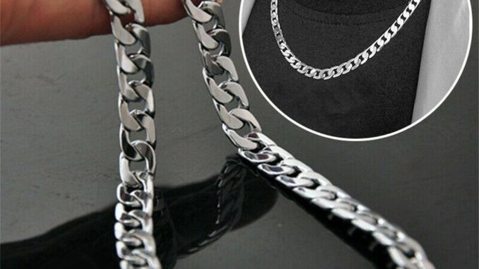 SOFTNESS 5/7/9/MM Cuban Chain Gold Silver Cool Punk Gothic Heavy Link SOFTNESS 5/7/9/MM Cuban Chain Gold Silver Cool Punk Gothic Heavy Link