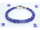 AAA++ Natural Tanzanite 3-5 mm Bracelet Rondelle Beads Faceted Micro-cutting Beads Bracelet Birthday gift Party wear