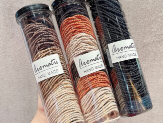 [Initiationdawn] ยางรัดผม แบบยืดหยุ่น สีพื้น สําหรับเด็กผู้หญิง 100 ชิ้น ต่อล็อต