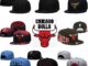 หมวกเบสบอล ป้ายโลโก้ NBA Chicago Bulls โลหะ ปรับได้ แฟชั่นคลาสสิก สําหรับผู้ชาย และผู้หญิง