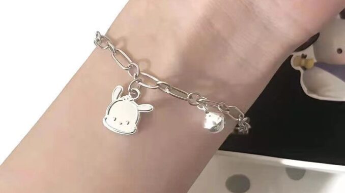 สร้อยข้อมือ จี้กระดิ่ง รูปสุนัขน่ารัก สําหรับเด็กผู้หญิง และนักเรียน