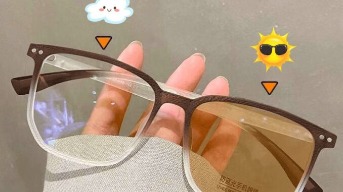 แว่นตาสายตาสั้น เปลี่ยนสีได้ 0-600แว่นตากันแดดแฟชั่น ทรงสี่เหลี่ยม กรองแสง Uv400แว่นตาสายตาสั้นอัตโนมัติ แฟชั่นสําหรับผู้ชาย และผู้หญิง