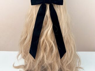 พร้อมส่ง  โบว์ติดผมผ้ากํามะหยี่ โบว์ยาว กิ๊บติดผมน่ารัก กิ๊บติดผมสไตล์เกาหลี D-05