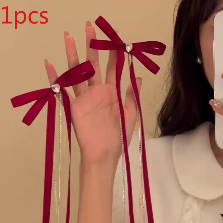 [1PCS]กิ๊บติดผมบัลเล่ต์ ประดับโบว์ริบบิ้นลูกไม้น่ารัก อเนกประสงค์ 2023