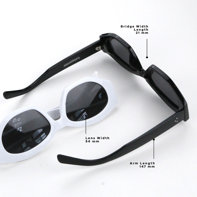 3.3 ♥   แว่นกันแดด Oversize เลนส์ Polarized | UV400 กันแดดได้จริง ใส่หลังทำเลสิก ใส่ขับรถสบายตา จาก VOIDEYEWEAR