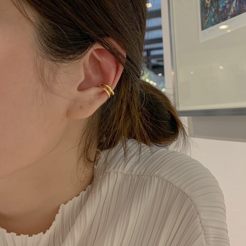A.piece  ต่างหูเงินแท้ ต่างหูหนีบ [all silver 925] bone earcuff