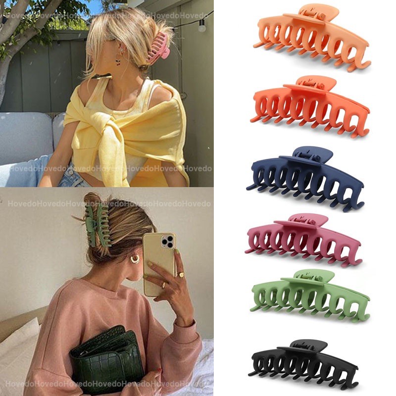 A125 กิ๊บหนีบผม กิ๊บรวบผม เก็บผมได้หมด สีด้าน พร้อมส่ง