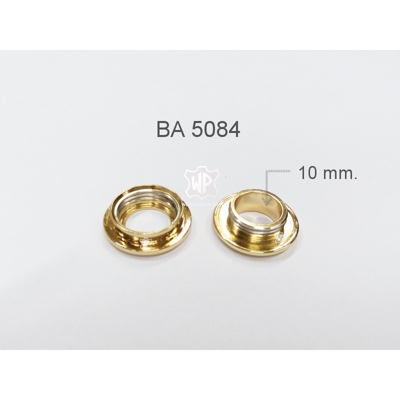 BA 5084 ตาไก่เกลียว 10มม. 2ชิ้น อะไหล่กระเป๋า Zinc Alloy Screw Eyelet 10mm 2 pieces