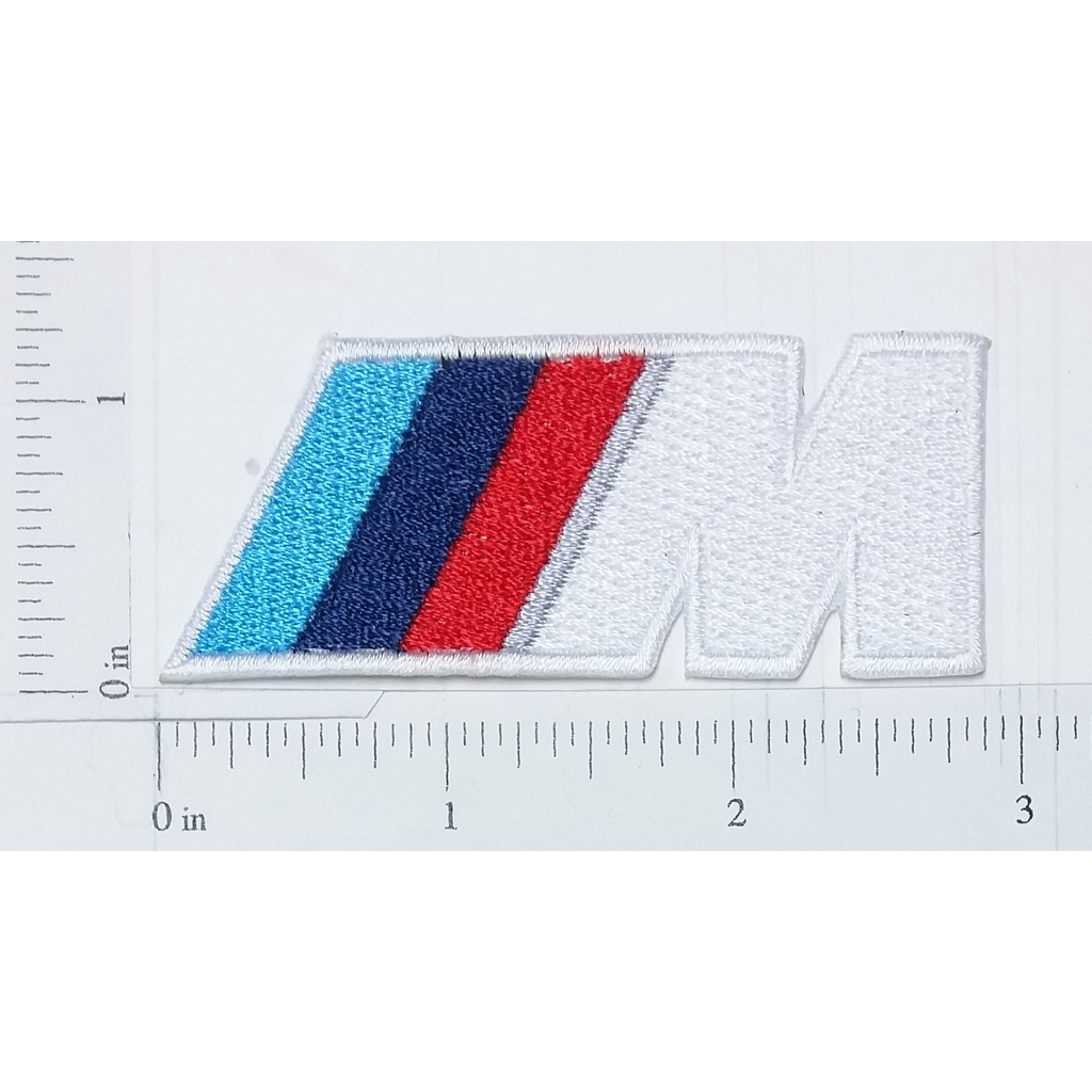 BMW Logo บีเอ็มดับบิว โลโก้ ตัวรีดติดเสื้อ เย็บติดเสื้อ อุปกรณ์ตกแต่งกาย