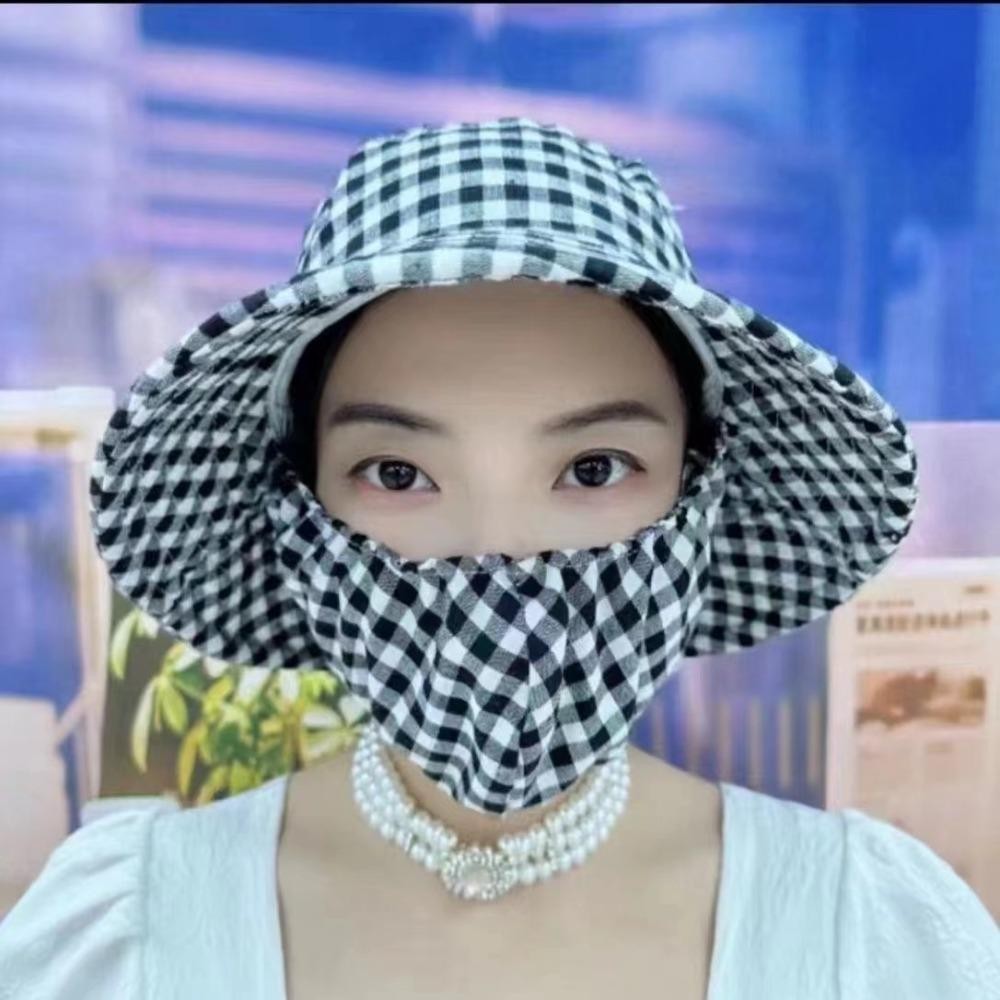 Bebettkiss หมวกคลุมไหล่ ป้องกันรังสียูวี เหมาะกับใส่ทํางานเกษตรกรรม แฟชั่นสําหรับผู้หญิง
