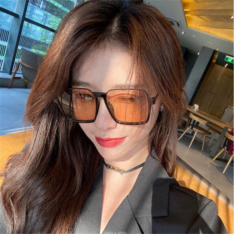 Bingo แว่นตากันแดด กรอบโลหะ แฟชั่นสไตล์เกาหลี สําหรับผู้หญิง INS