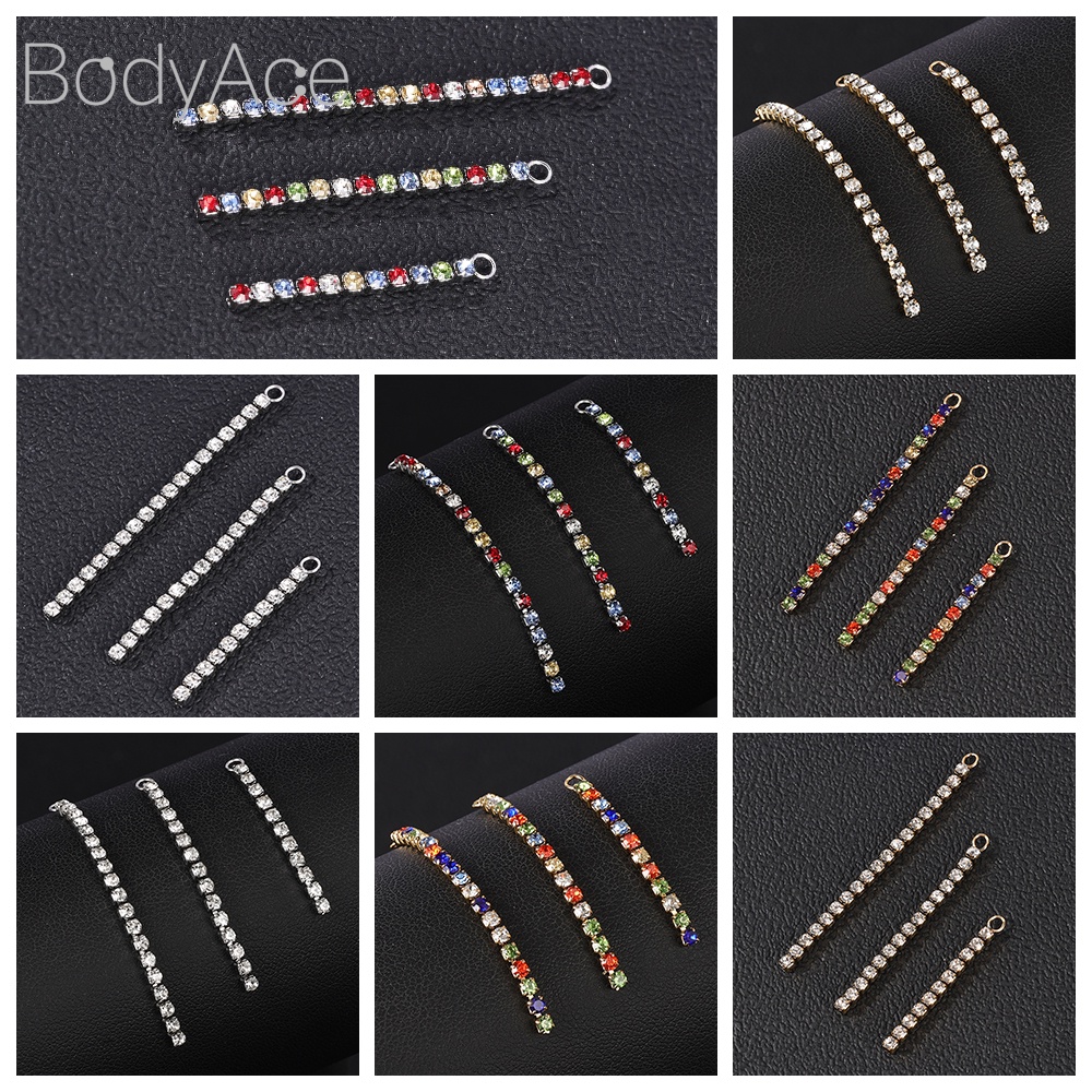 Bodyace สายโซ่คล้องต่างหู สเตนเลส ประดับพู่ยาว 8-50 มม. 1 ชิ้น