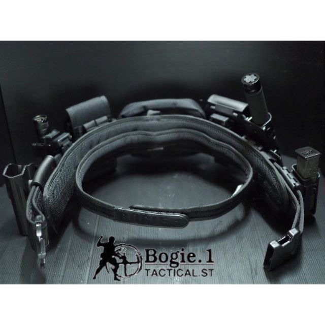 Bogie1 เข็มขัดสนาม พร้อมรองนวม   รุ่น 3 ชั้น 3-Tactical Belt Set  เข็มขัดสนาม เข็มขัดยุทธวิธีพร้อมรองนวม