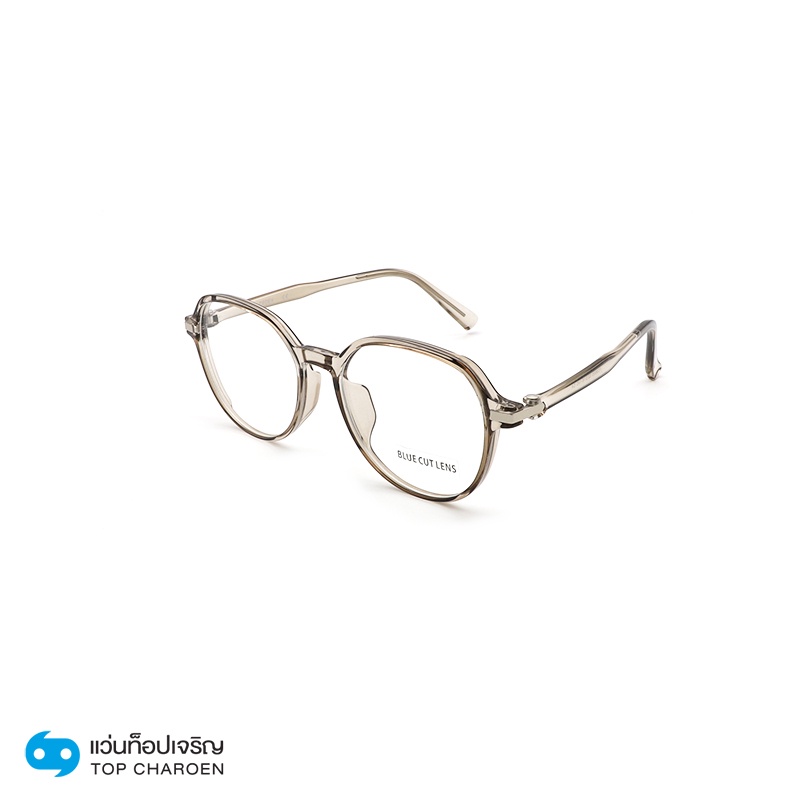 CEDEX แว่นตากรองแสงสีฟ้า ทรงหยดน้ำ (เลนส์ Blue Cut ชนิดไม่มีค่าสายตา) รุ่น FC9005-C4 size 52 By ท็อปเจริญ