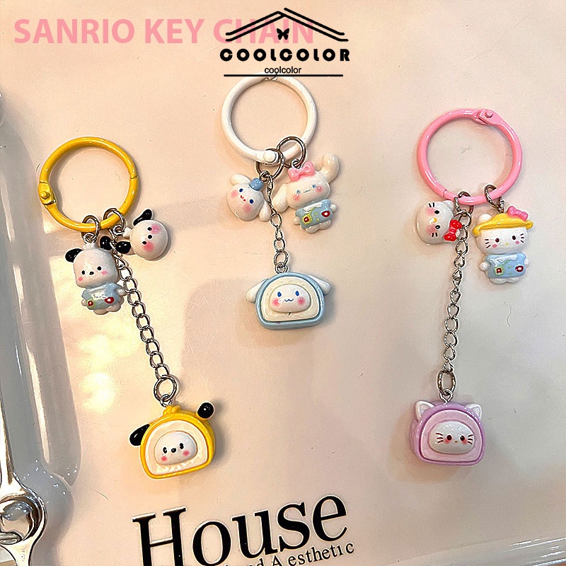 CODSanrio การ์ตูน Ins สไตล์ Keyfob สร้างสรรค์ของขวัญน่ารักส่วนบุคคลจี้กระเป๋าเป้สะพายหลังส่งจากไทย