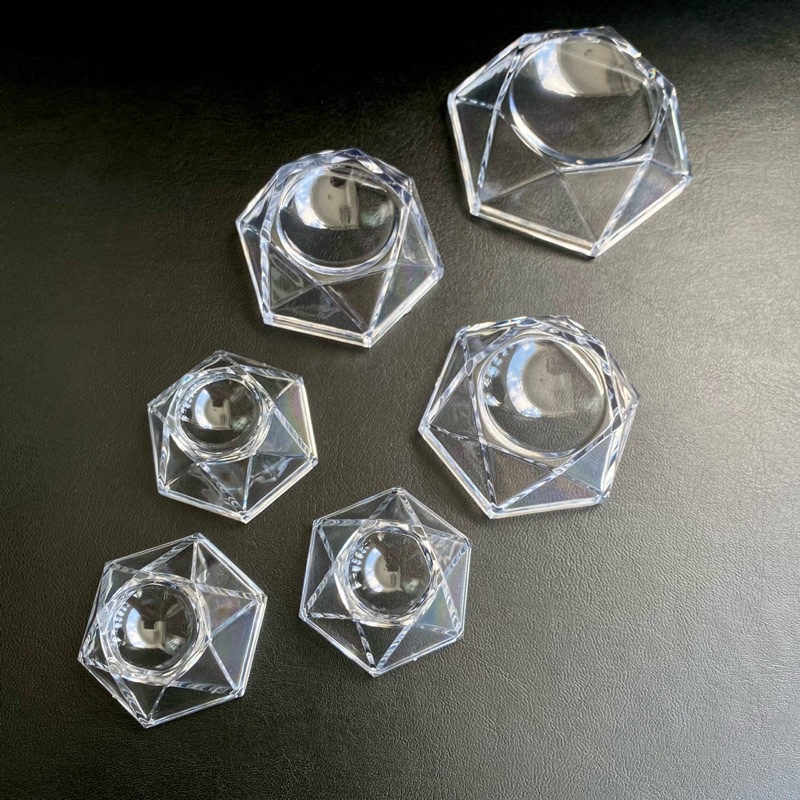 Clear Acrylic Sphere Stand (ฐานอคริลิคใส สำหรับวางหินทรงกลม)