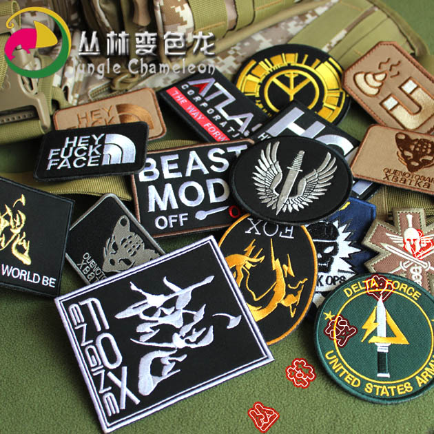[Customized Armband Velcro] COD แผ่นแพทช์ ปักลาย MGS FOX สําหรับติดตกแต่งปลอกแขน
