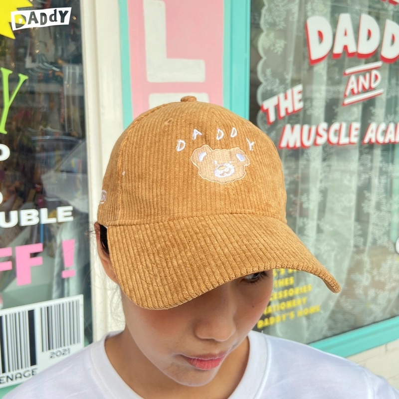 DADDY | Cap Bear Brown หมวกน้องหมีสีน้ำตาลสุดน่ารัก