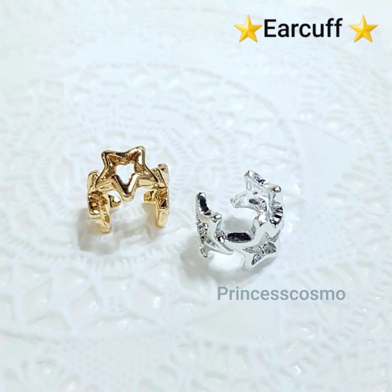 Earcuff set 3 ชิ้นใส่ได้ทั้งคนเจาะหูและไม่เจาะหูสุดเก๋