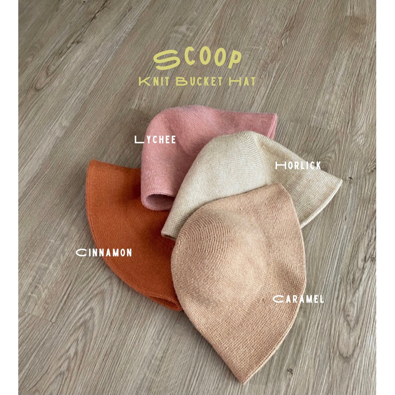 FADTHINGS - scoop knit bucket hat ( 6 colors )