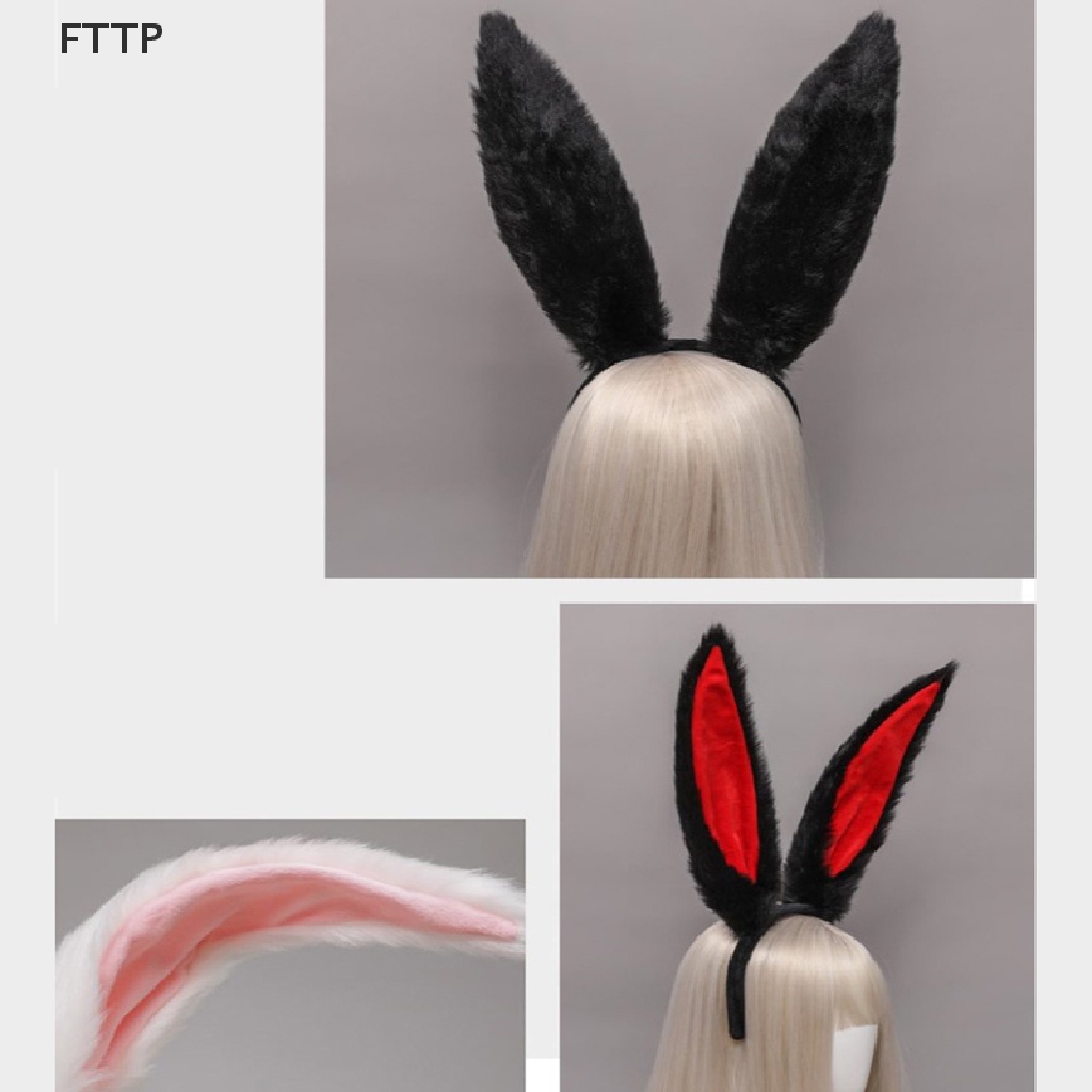 [FTTP] ที่คาดผมหูกระต่ายยาว น่ารัก เครื่องประดับผมคอสเพลย์ สําหรับเด็กผู้หญิง
