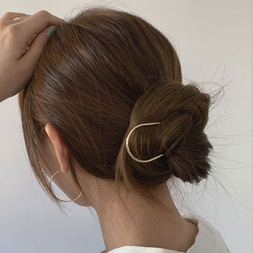 Hair Waved U-shaped Bobby Pin Barrette Salon Grip Clip Hairpins