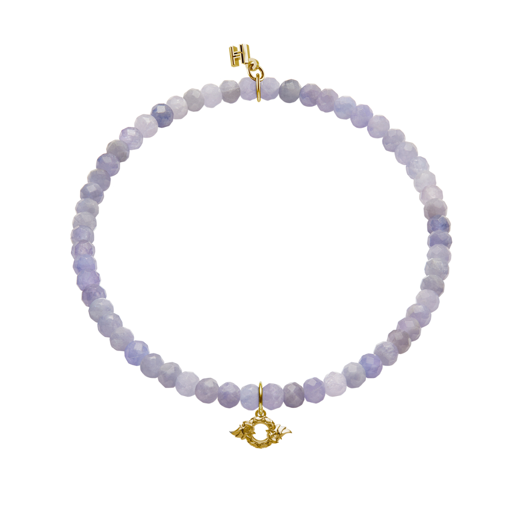 Harmenstone สร้อยข้อมือมงคลชาร์มบ่วงนาคบาศ อัญมณี Tanzanite -The Unison - Samsara[พร้อมส่ง 5-7 วัน]