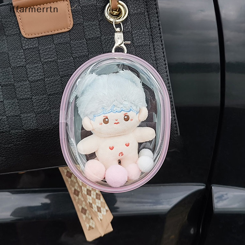 If กระเป๋าตุ๊กตา PVC ใส 10 ซม. สําหรับตุ๊กตาการ์ตูนอนิเมะ hye
