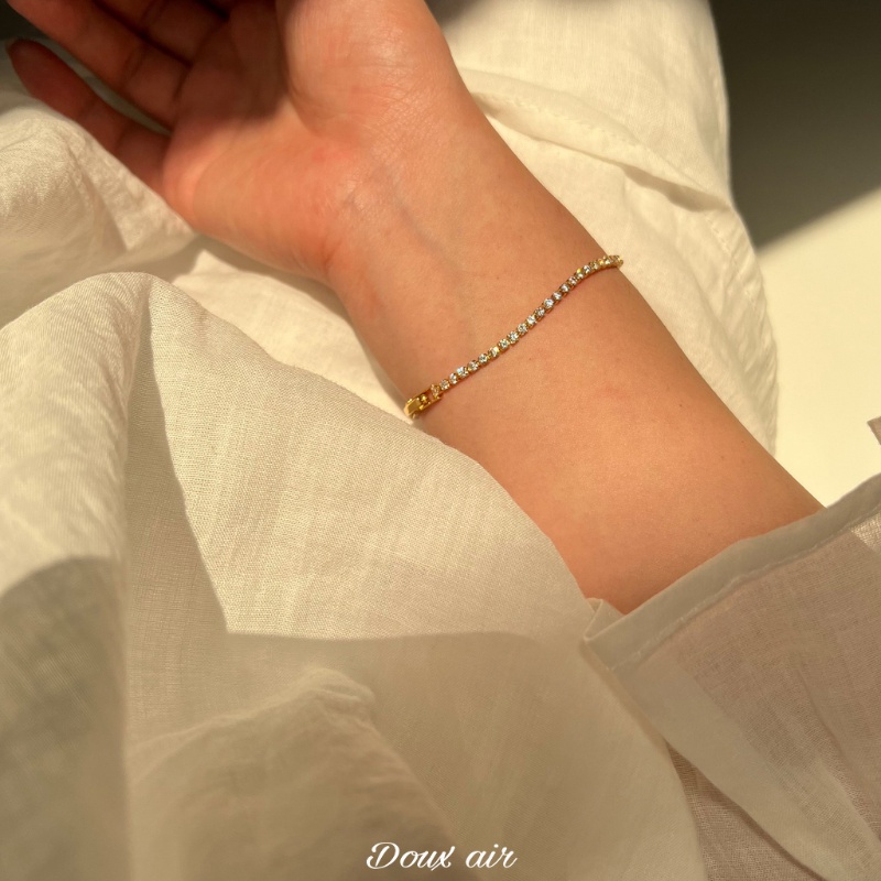 Jojo COCO สร้อยข้อมือ ประดับเพทาย รูปกระดูกงู สวยหรู สําหรับผู้หญิง