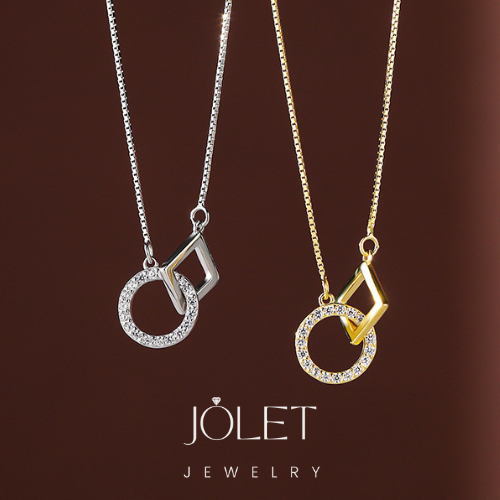 Jolet สร้อยคอ เงิน92.5 สร้อยแฟชั่นสไตล์เรียบหรู เหมาะกับทุกโอกาส