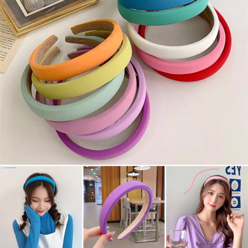 Jolie Wiwii (สินค้าพร้อมส่ง) ที่คาดผมฟองน้ำ ที่คาดผมเกาหลี