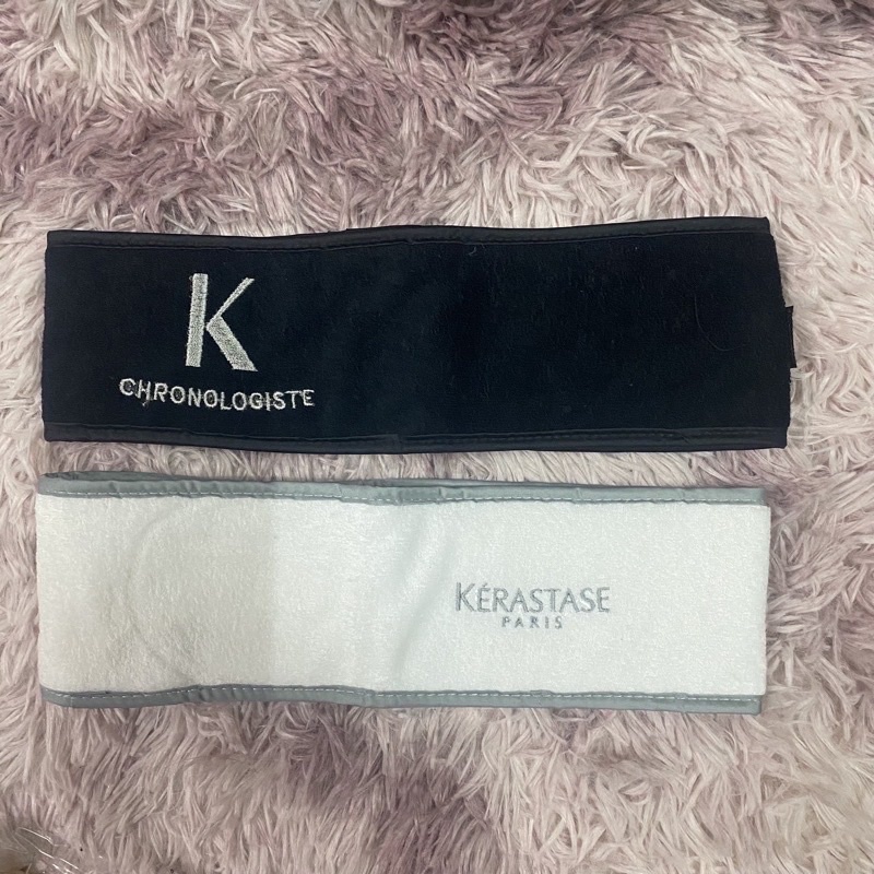 KERASTASE ผ้าคาดผม คาดศรีษะ เวลา แต่งหน้า และหมักผม แบบแถบเวลโคร