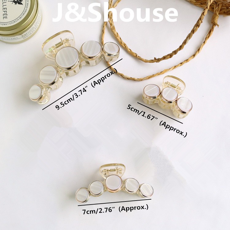 Kf118 กิ๊บติดผม ประดับมุก ขนาดใหญ่ กลาง เล็ก สไตล์เกาหลี เรียบง่าย แฟชั่น