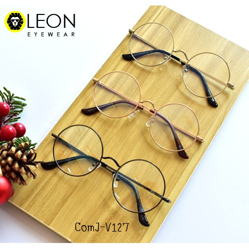 Leon Eyewear แว่นกรองแสงคอมพิวเตอร์ แว่นถนอมสายตา ทรงกลม รุ่น Teen Age 127