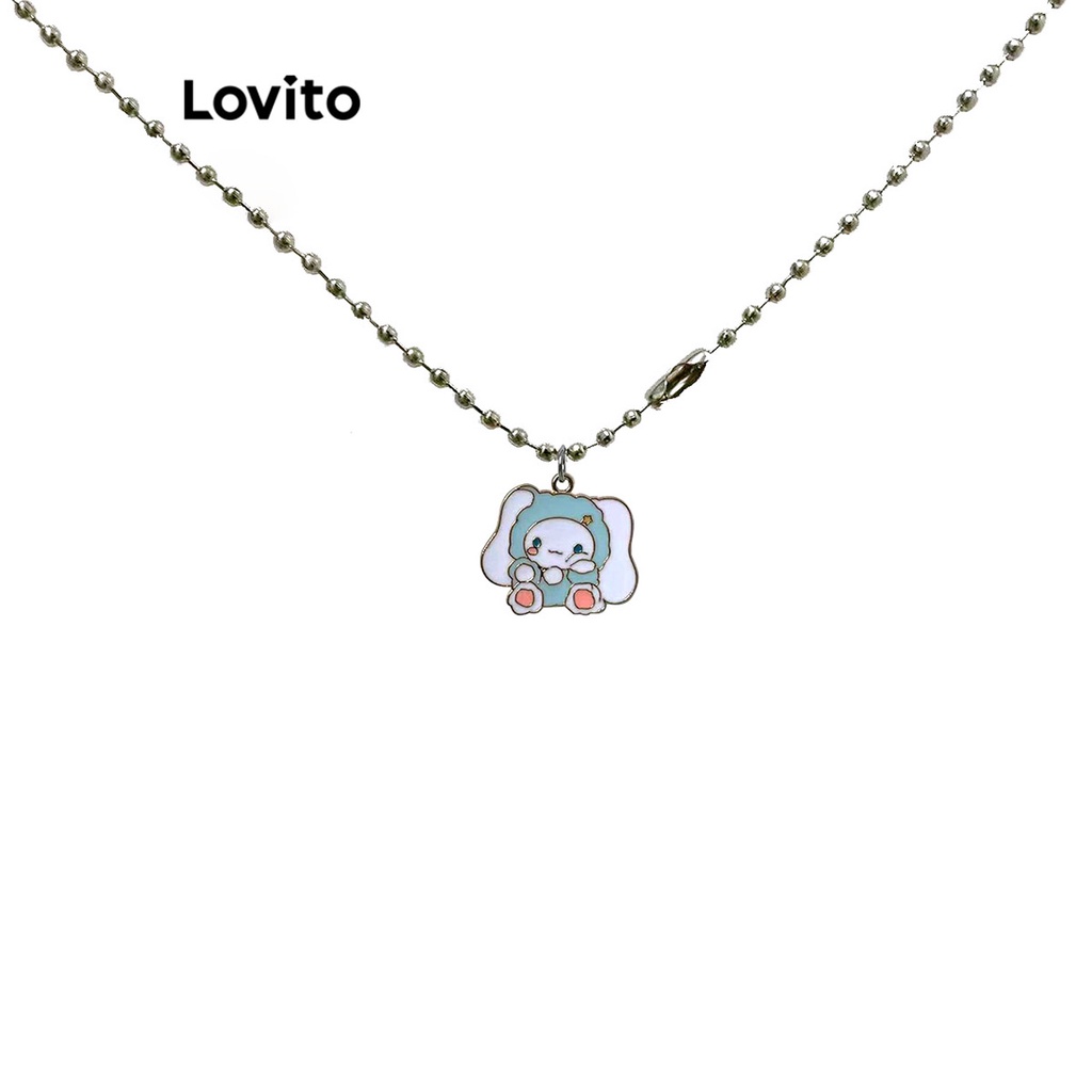 Lovito สร้อยคอโซ่ แต่งจี้การ์ตูนซานริโอ้ สไตล์น่ารัก สำหรับผู้หญิง LFA11552