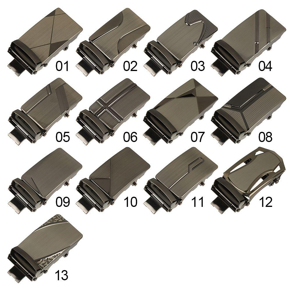 Lveror หัวเข็มขัดผู้ชาย DIY ปรับได้ สไลด์ สายรัด หัวเข็มขัด สันทนาการ หัวเข็มขัด