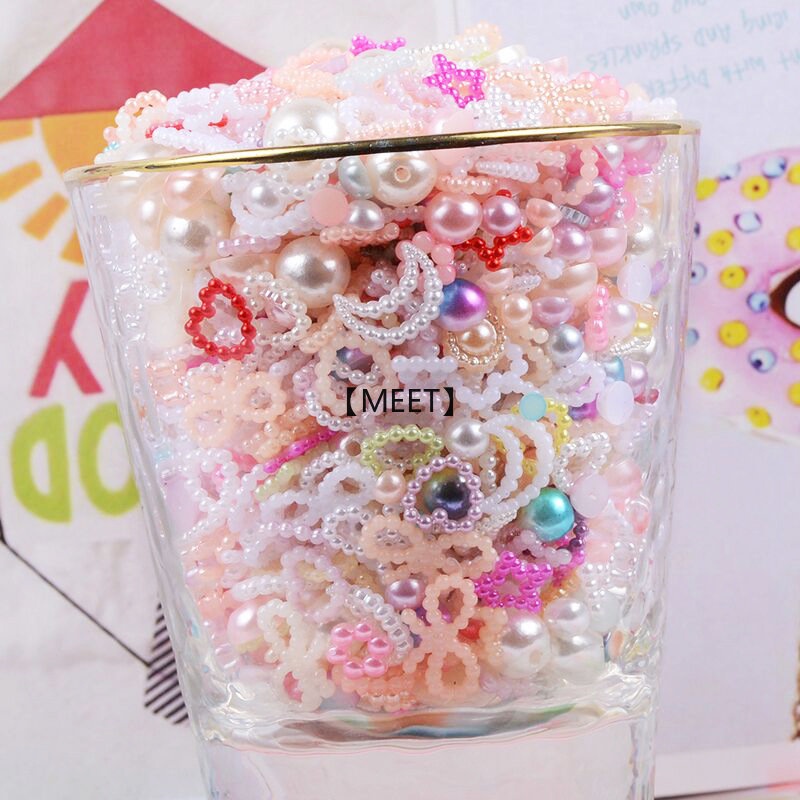 [MEET] ไข่มุกเทียม DIY สําหรับทําเครื่องประดับ 10 กรัม ต่อแพ็ค