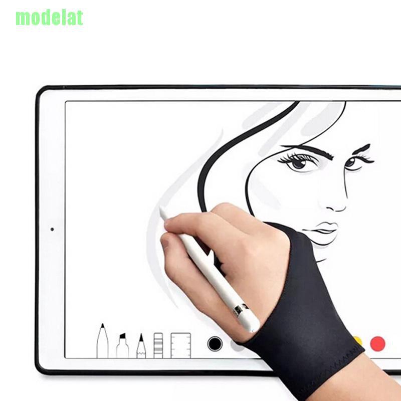 ML 1pc Two Finger Anti-fouling Glove For Artist Drawing & Pen Graphic Tablet Pad